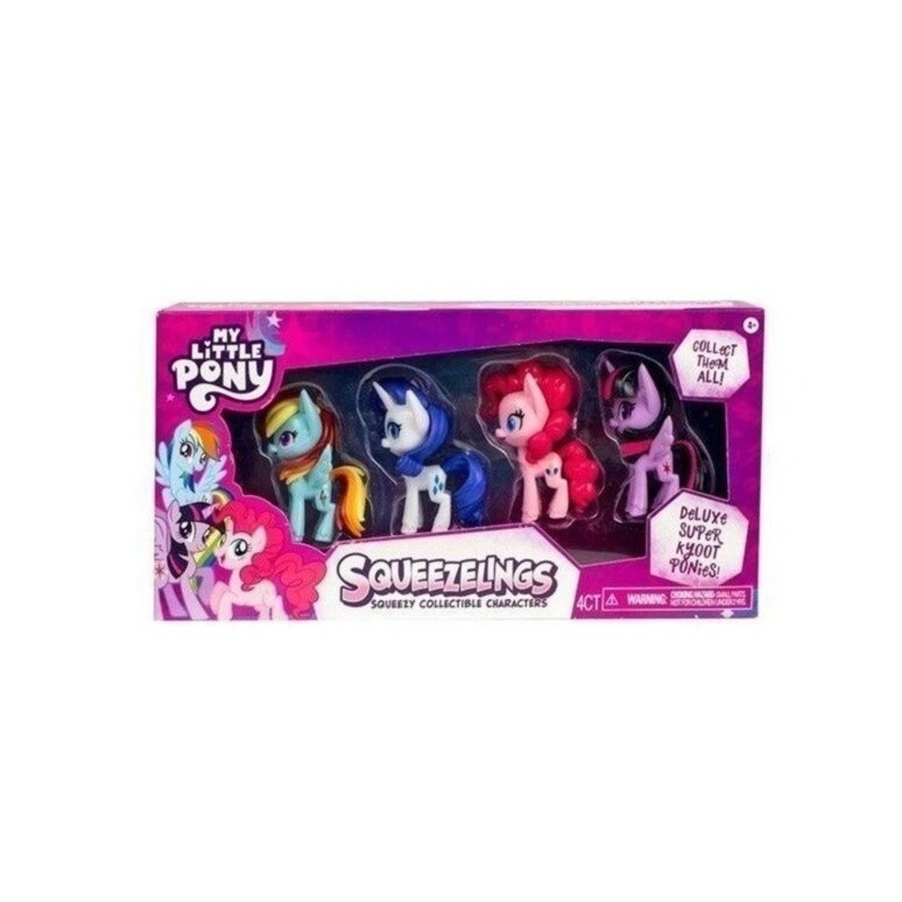 My Little‎ Pony Squeezelings 4-Pack Kids Multicolor NEW Squishy Figures 10669